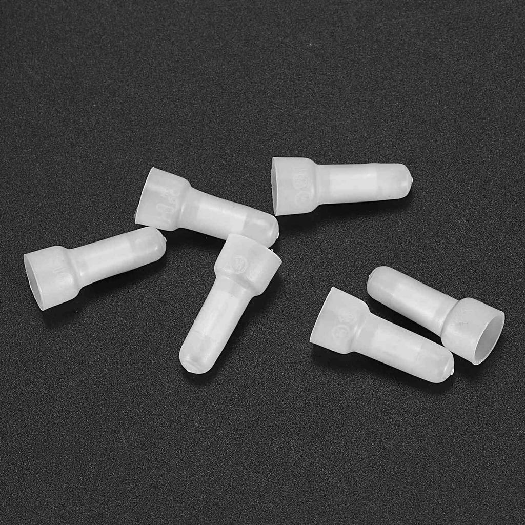 Pasotim 300pcs 22-16 GA AWG Closed End Crimp Cap Splice Gauge Wire Connector Terminals (White)