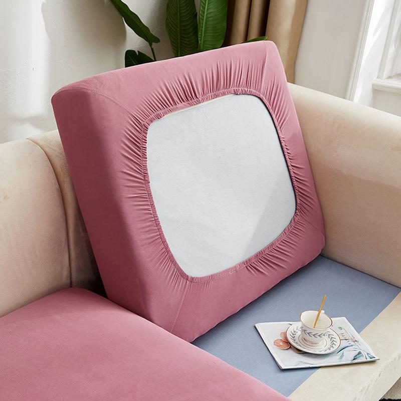 

Сплошной цвет, однотонный чехол для диванной подушки, эластичный чехол для сиденья дивана, однотонный мягкий эластичный чехол для дивана, чехлы Funiture Pro S