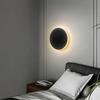 Nordic LED Wall Lamp Flicker-free Round Background Decoration Indoor Sconce for Living Room Bedroom Aisle