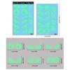 Halloween Decor Fluorescent Static Cling Stickers Ghost Haunted House Glass Decals Party