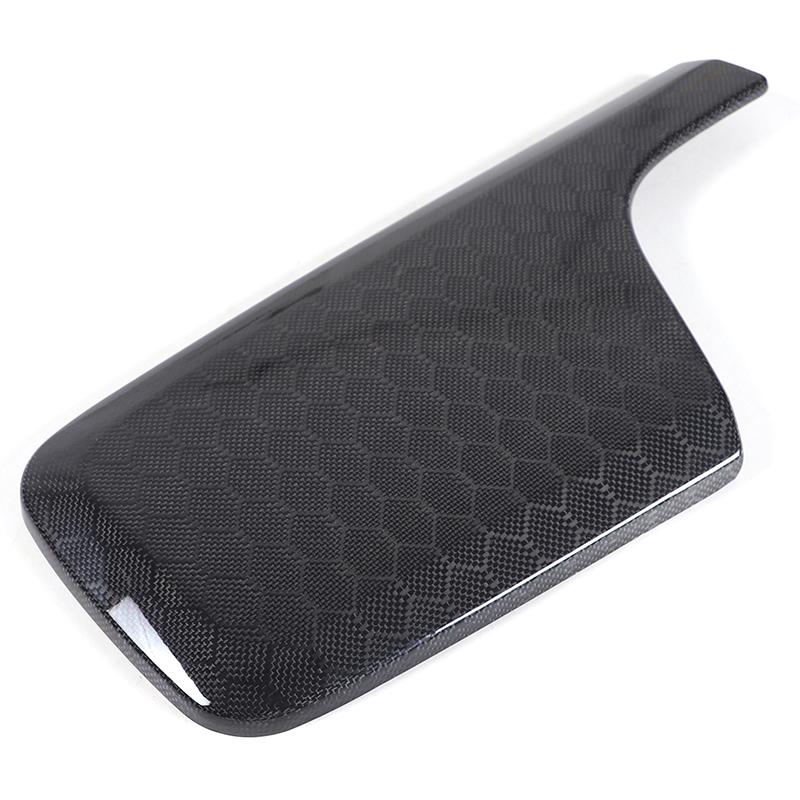 Real carbon fiber For Porsche Taycan 2019-2025 Car Center Console Armrest Box Protective Cover decorative Interior Accessories