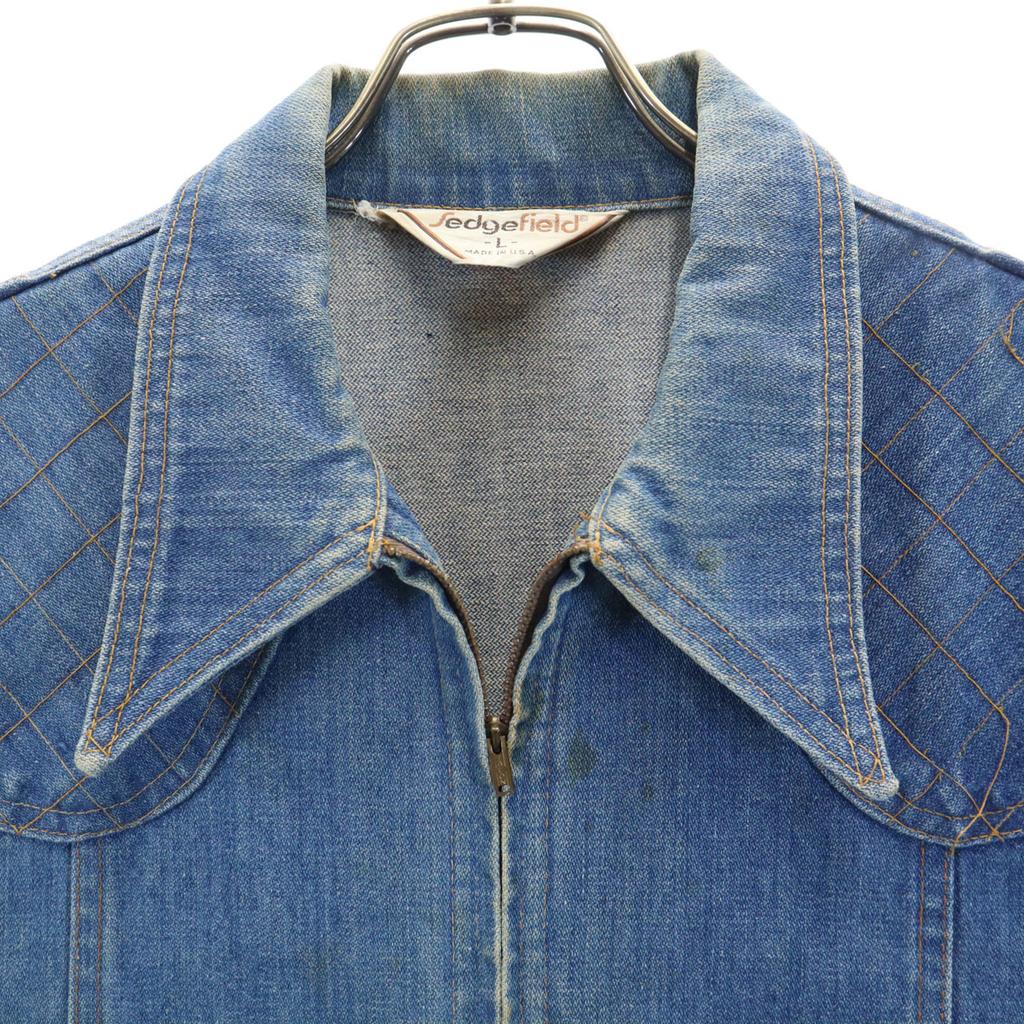 Sedgefield 70s Made in USA Vintage Denim Jacket L Wash blue jeans Men's Used