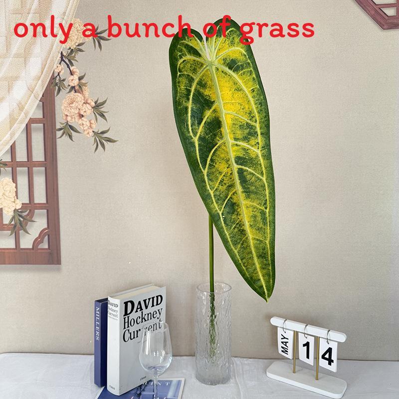 Realistic Tropical Faux Plant Home Decor With Green Leaves For Photography And Wedding Arrangements