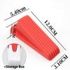 Practical Safety Soft Silicone Door Stoppers Block Wedges Doorstops Home Anti-Collision Stop Wear Resistant
