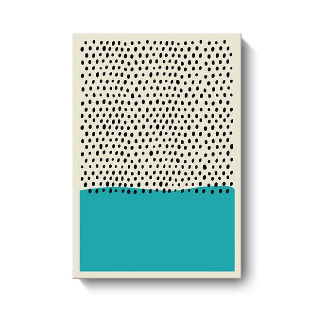 Modern Living Room Decoration Painting Abstract Geometric Dots Art Simple Canvas Painting Nightmare Before Christmas Kitchen