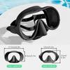 HEARTST Snorkel Set Snorkeling Snorkel Mask Frameless Snorkeling Macaron Color