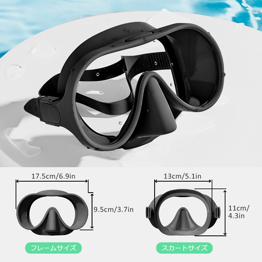 HEARTST Snorkel Set Snorkeling Snorkel Mask Frameless Snorkeling Macaron Color