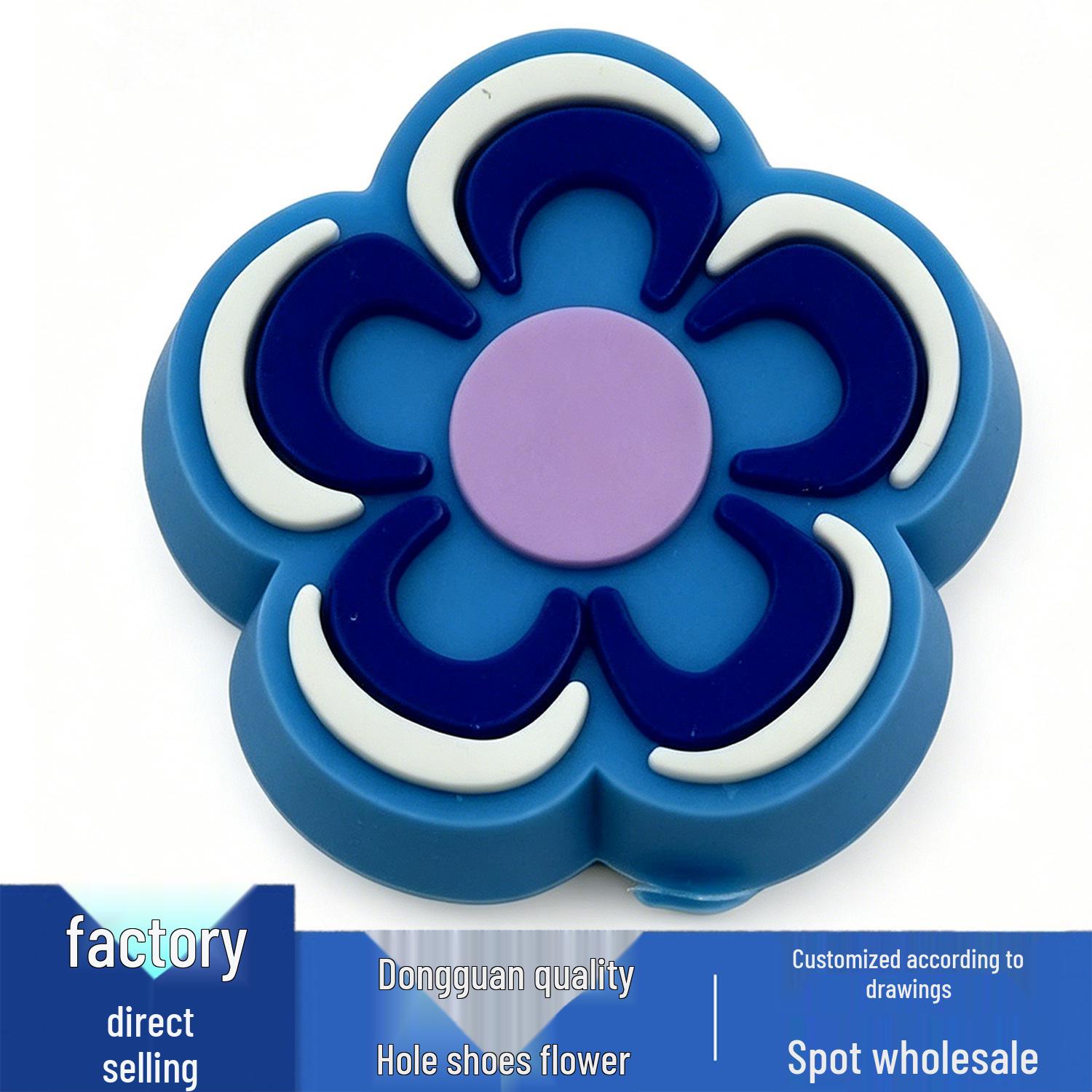 Cute Flower PVC Shoe Charms for Crocs - Versatile & Cool Decorations