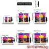 2D flat Photography Backdrop Party Backdrop Bright Desert Sunset 100% Polyester Anniversary Use for Suitable for bedroom,