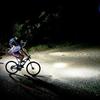 Waterproof Bicycle Light Usb Charging Bike Front Light Flashlight Handlebar Cycling Head Light W/ Horn Speed Meter Lcd Screen