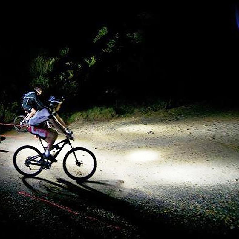 Waterproof Bicycle Light Usb Charging Bike Front Light Flashlight Handlebar Cycling Head Light W/ Horn Speed Meter Lcd Screen