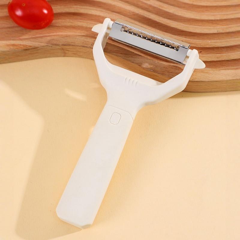 2-in-1 Multi-Purpose Grater & Peeler SetKitchen Vegetable Slicer, Fruit Peeler, Paring Knife & Peeling Tool