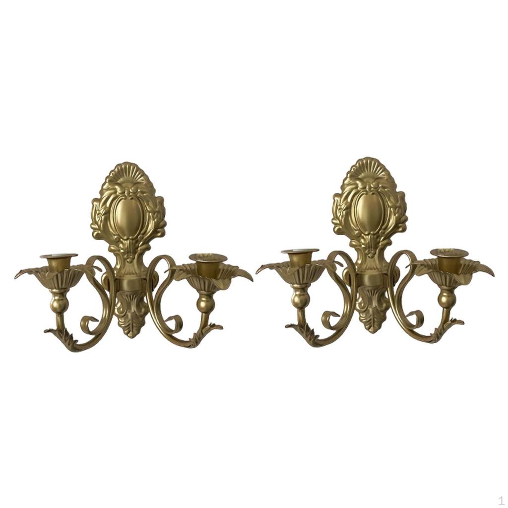 Candle Sconce Candelabra Retro Design Decorative Wall Holder Candlestick for Living