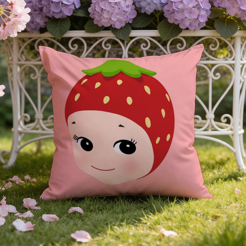 Hot S-Sonnies Cartoon Cushion Cover Home & Car Dual-Scene Pillow Cover: Reversible for Premium Comfort