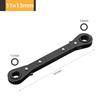 For Workshop For DIY Projects Car Repair Tool 11-13mm Chrome Wrench Full-polish Finish Off-corner Loading Design