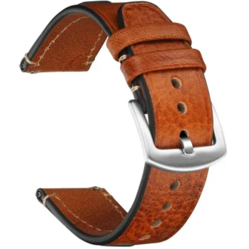 Vintage Echtlederarmband für Seiko für Omega für Universal 20mm 22mm Herren Damen Schnellverschluss Armband Zubehör
