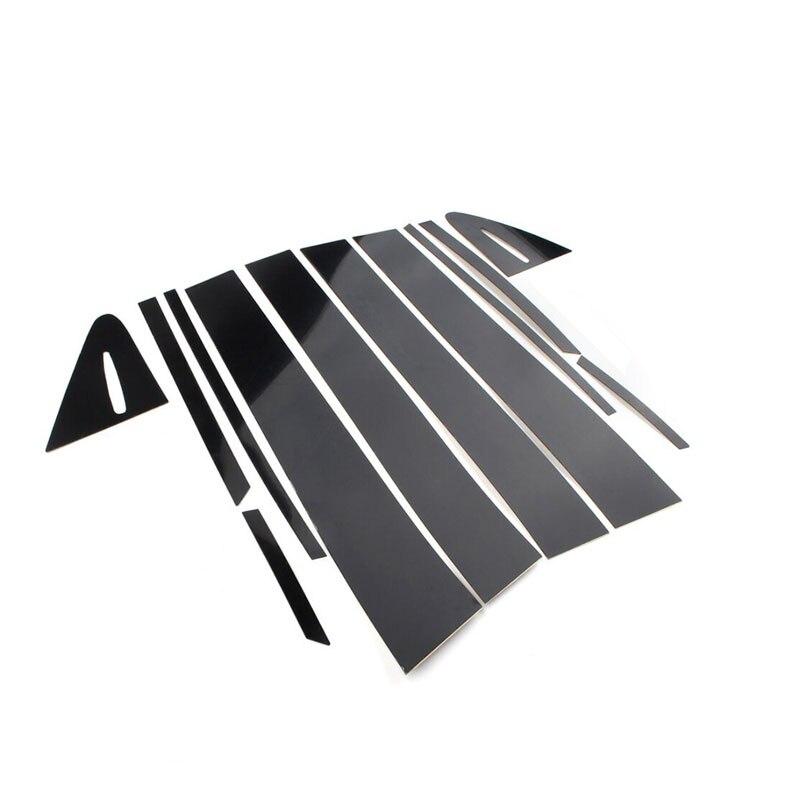 Car Pillar Posts Door Window Trim Cover Stickers Decal For Toyota Corolla 5-Door Hatchback 2019-2026 Auto Styling