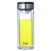 Heenoor Portable Double Wall Glass Tea Infuser Bottle