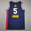 2025 Edwards Deep Blue Embroidered All-Star Basketball Jersey
