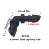 20 Pcs Bevel Hose Elbow Water Hose Connectors 1/4'' Bending Joints Garden Pipe Connectors Drip Irrigation Connect 7mm Hose