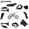 LINGQI RACING Full Body Fairing Cover Kit Set Plastic Fender Mudguard For Kayo T4 T2 T 4 Pit Dirt Bike Motorcycle Accessories