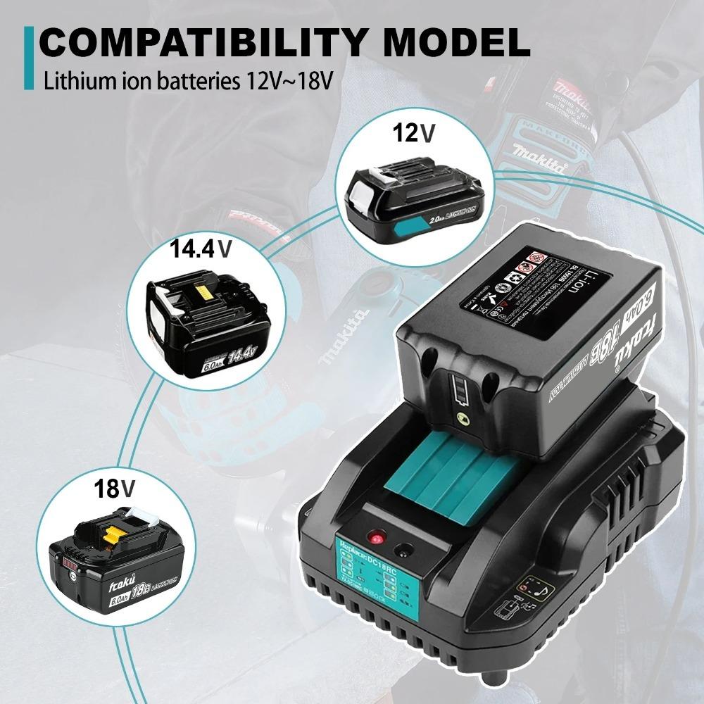 DC18RC Li-ion Battery 3A Charger for 18V 14.4V BL1860B,BL1850B,BL1840,BL1830,BL1820,BL1415,BL1440 Power tool Charger