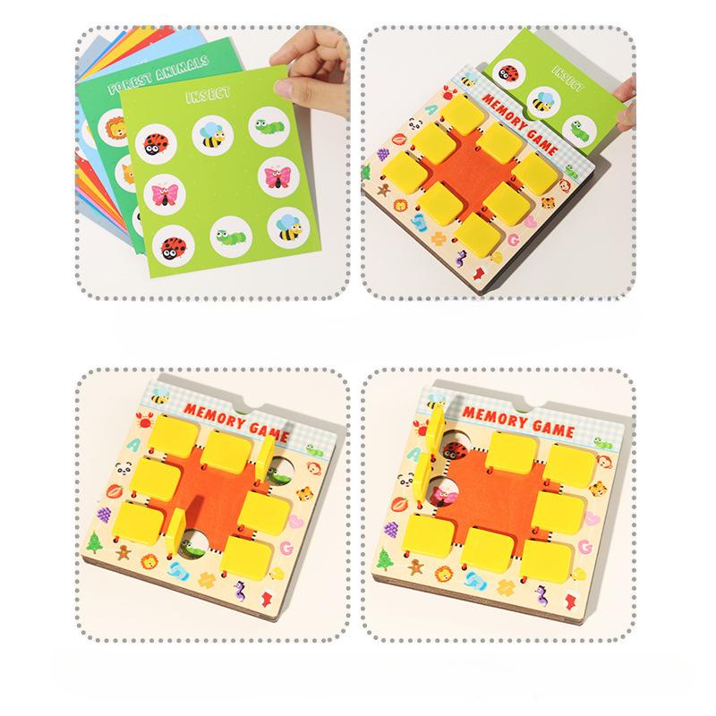 Early Education Memory Challenge Flip Chess Game Logical Thinking Training Children'S Mental Intelligence Development Educational Toys