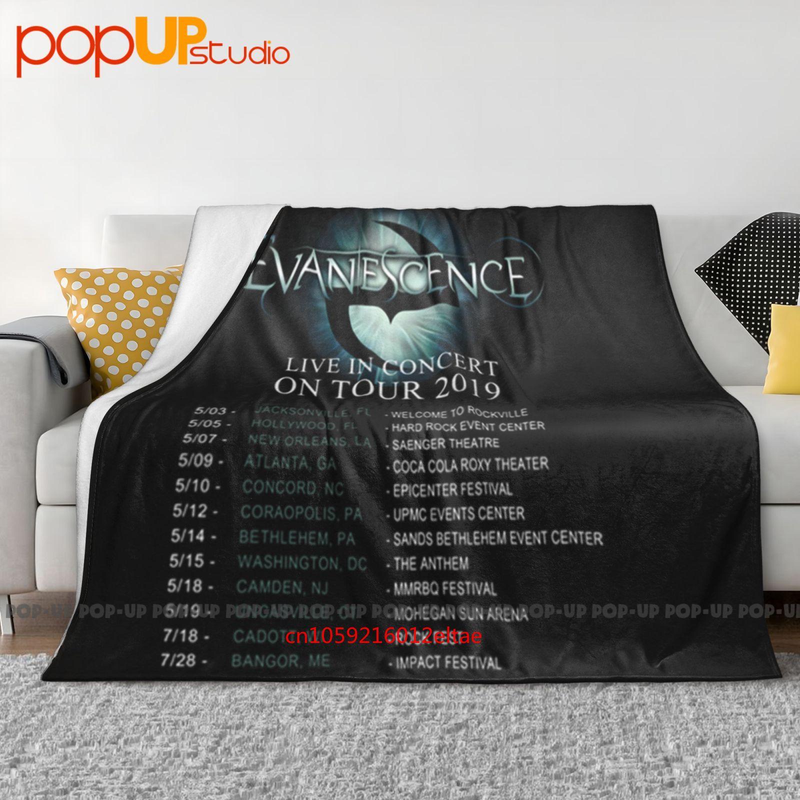 Limited Tour In Evanescence Live In Concert Ultra-Soft Blanket Quilt Winter Sofa Cover Bed Covers Size: 75*100cm, Weight: 230 GSM