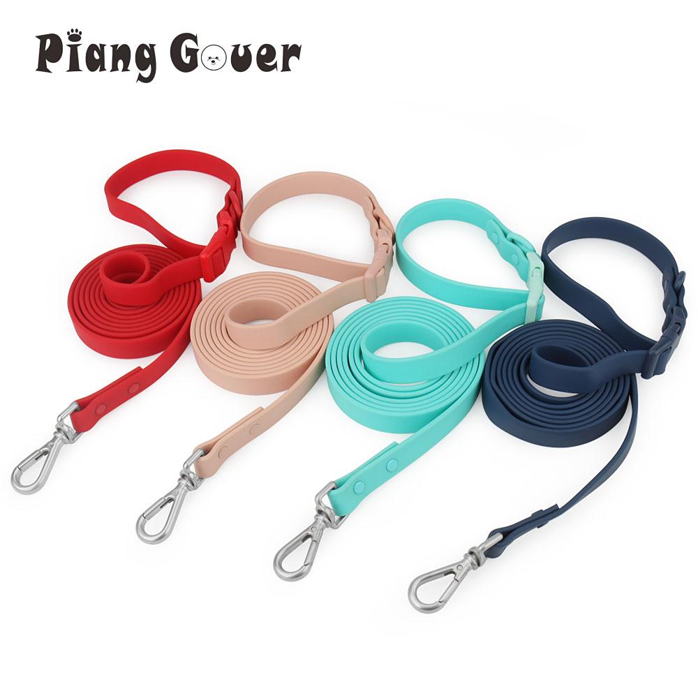 210cm PVC Multifunctional Pet Leash Multifunctional Collar Dog Leashes Outdoor Walking Training Cat Pet Waist Rope