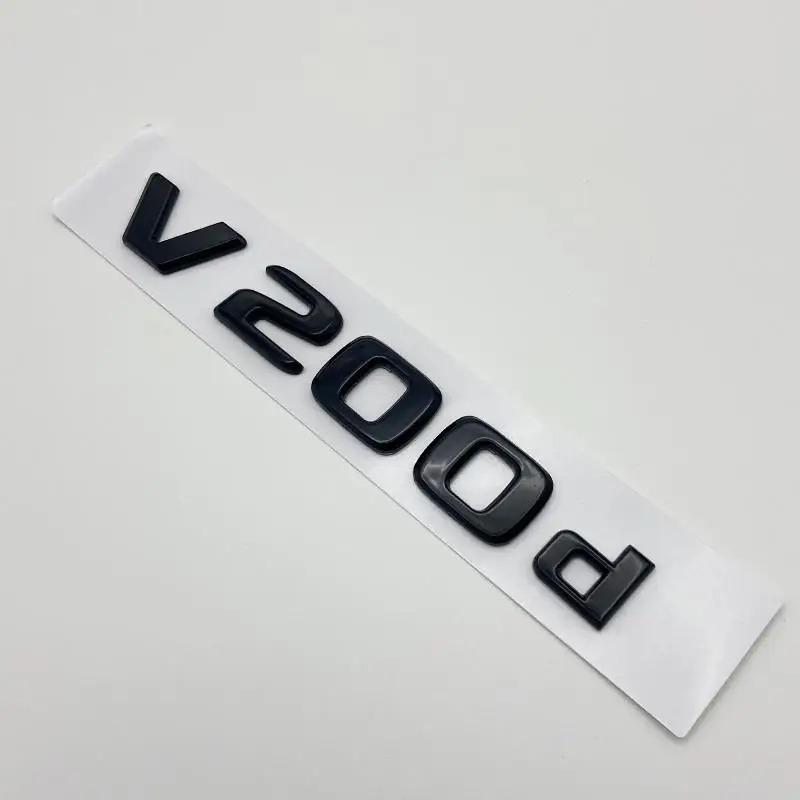 CXGSL1 3D Letters V200d V220d V250d V300d V350d ABS Emblem for Mercedes Benz V Class Car Fender Badge Trunk Nameplate Logo Sticker