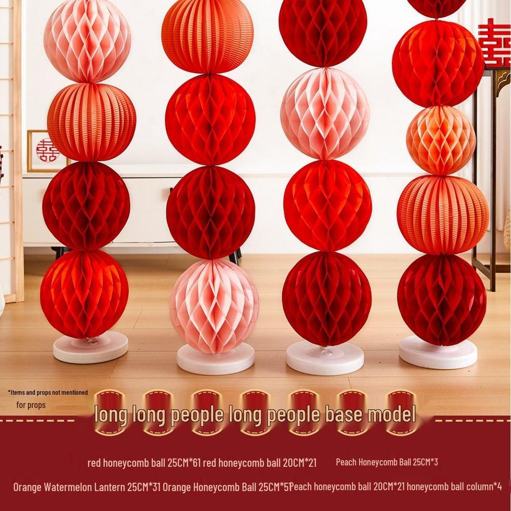 Double Happiness Banner: Wedding & Honeymoon Decor for Home and Courtyard
