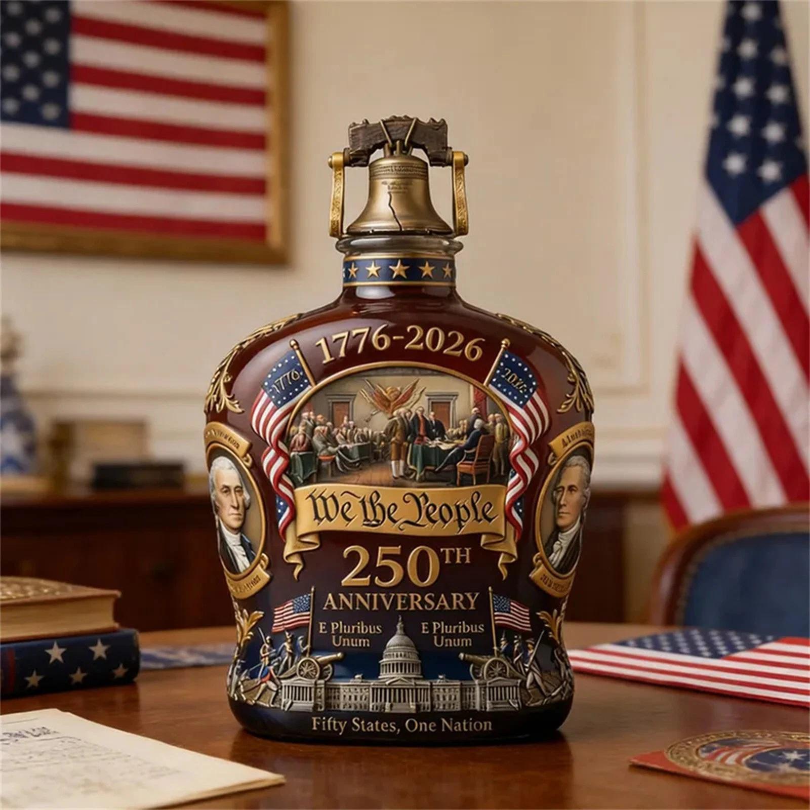 Бутылка виски Америка США 250-летие 2026 Бутылка виски one size