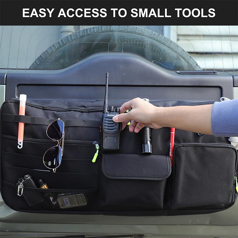 For Land Rover Defender 90 110 130 2020-2026 Car Rear Door Hanging Bag Storage Bag Tool Storage Bag Car Accessories