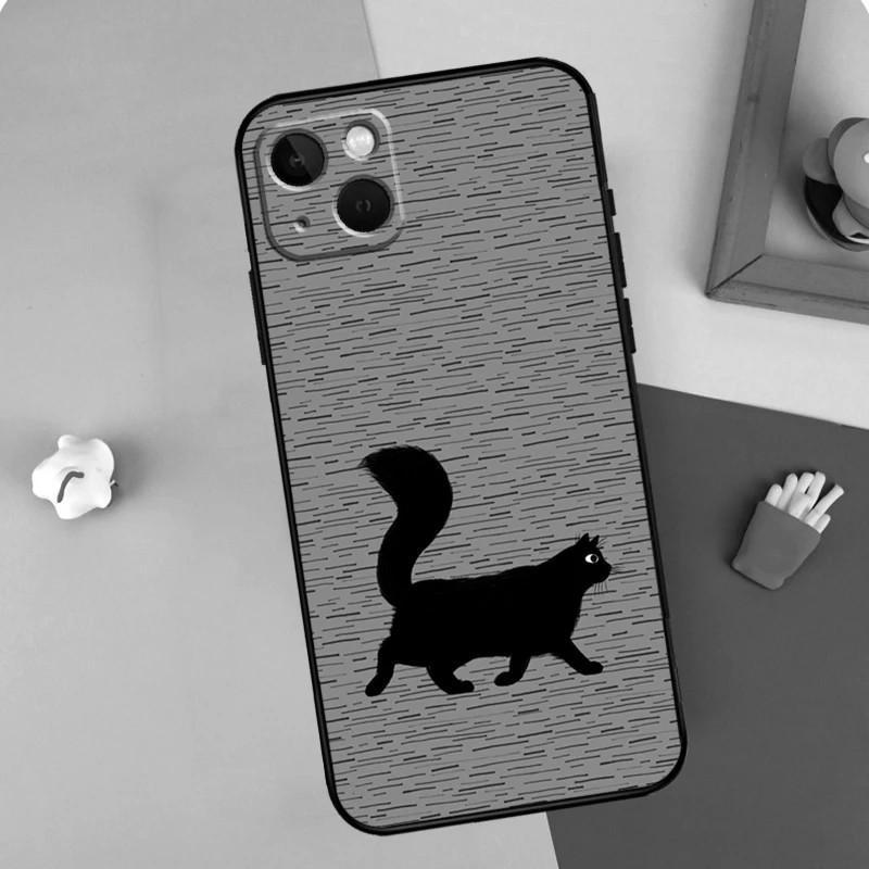 

Чехол для мобильного телефона Apple IPhone15, чехол для мобильного телефона с забавным котом, окрашенный противоударный чехол для мобильного телефона Huawei. iPhone 16 Plus