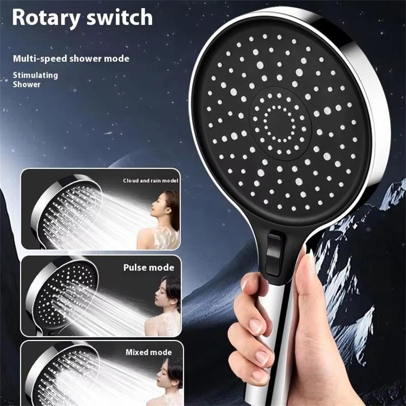 15cm Big Panel Shower Head,High Pressure Rainfall Shower Head,Large Flow Spray Rainfall Shower Faucet Bathroom Accessories