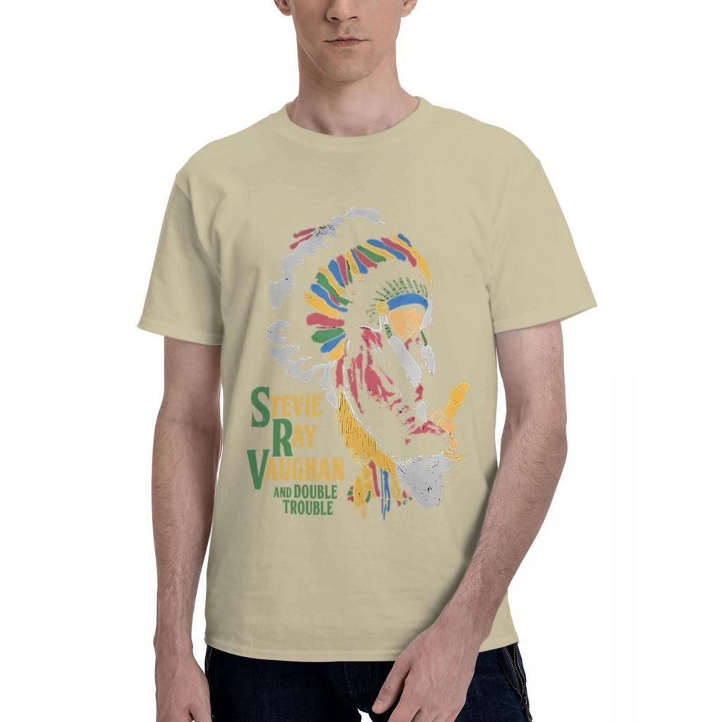 Stevie Ray Vaughan Unisex 100 Cotton Casual Breathable Confortable Tshirt Funny Mens TShirt Graphic Tee