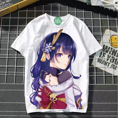 Genshin impact cosplay gioco manga T-shirt maglietta canottiera canottiera poliestere