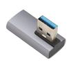 90 Degree USB 3.1 Adapter 15W 5V 3A 10Gbps Plug and Play Left Angle USB Male to Female Adapter for