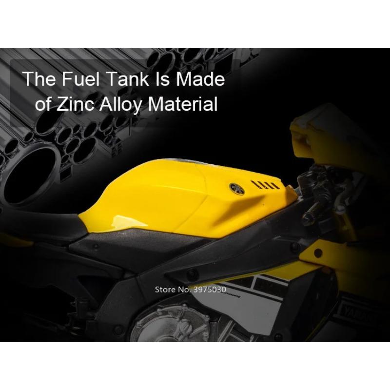 1/12 Scale Yamaha YZF R1 Metal Diecast Motorcycle Toy Car Model Rubber Tires Wheel Steering Toys Motorcycles Kids Children's Day Gifts