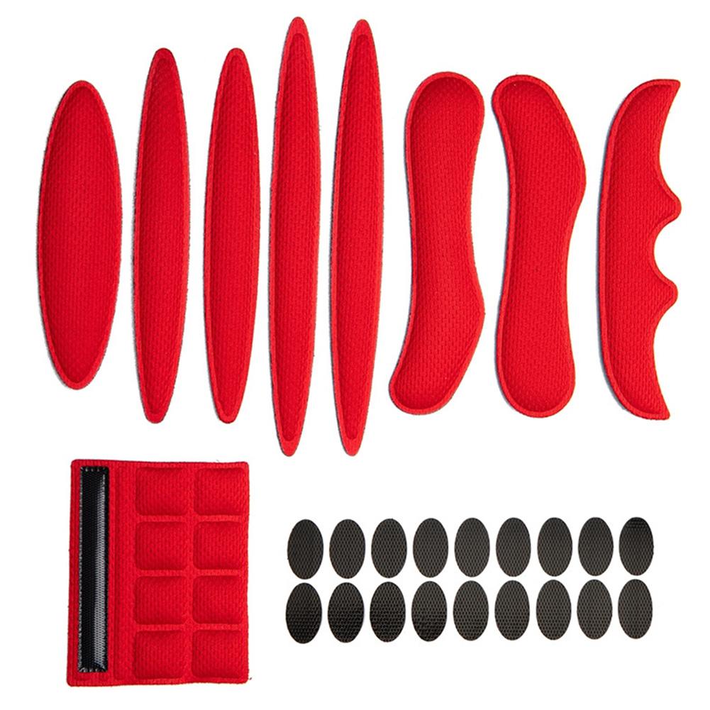 27pcs/set Helmet Padding Kits Sealed Sponge Replacement Motorcycle Bicycle Cycling Universal Foam Pads Set