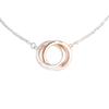 Tiffany Collezione 1837 Bracciale in Argento con Anelli Intrecciati alla Moda Bracciale Unisex 37088412