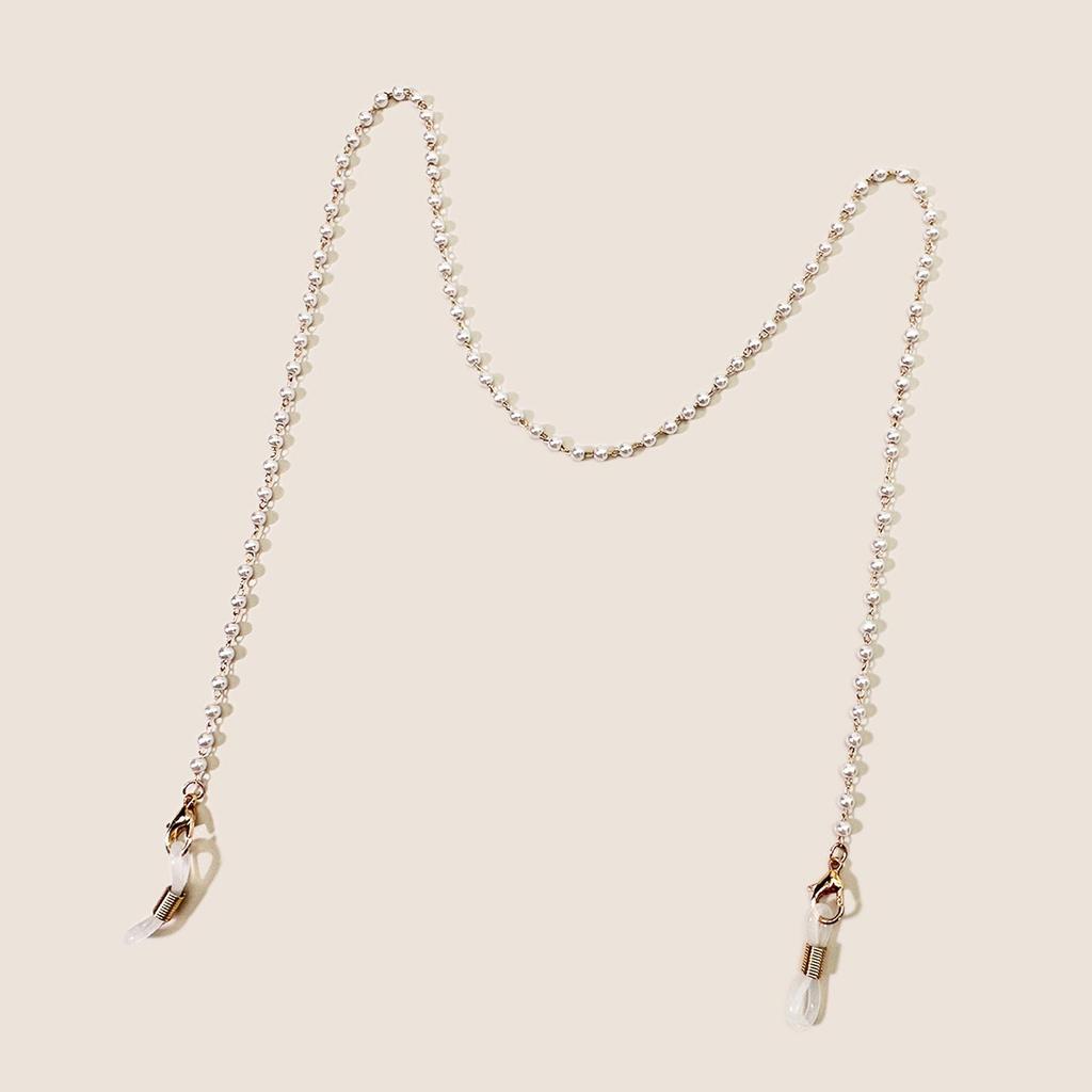 Trendy European & American Gold Metal Women's Eyewear Jewelry Chain