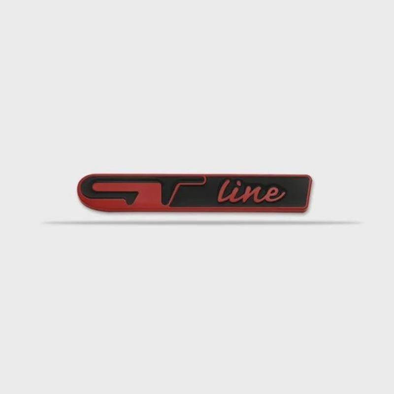 3D Metal GT LINE SPORT Logo Car Rear Trunk Fender Emblem Badge Sticker