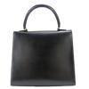 Used CELINE Handbag Gancini leather black Chain