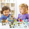 689Pcs Wubbox Building Block Set,7 in 1 Singng Monster Figure Toys Models,Adorable Musical Game Toys,Great Gift Idea for Friends
