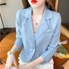 2024 Women's Long Sleeve Fashion Suit Jacket - Trendy Summer Outerwear