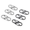 Key Rings 5 Sizes 3 Colors Nickel Iron Jewelry Making Parts Great for Dangle Parts Keychain Making
