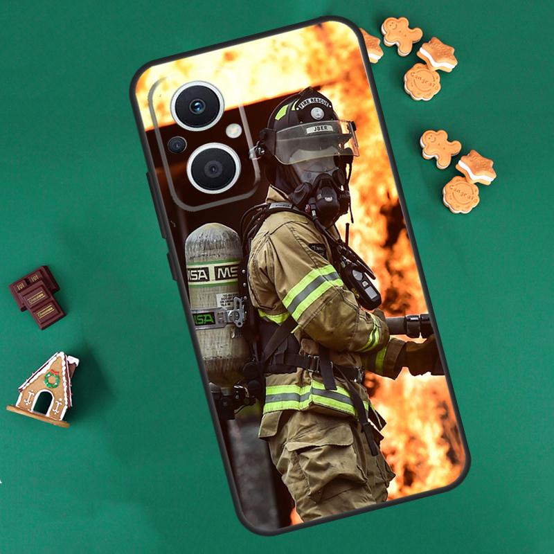 Firefighter Heroes Case For OPPO Reno 14 13 12 11 F 10 Pro 8T 8 7 Lite Cover For OPPO Find X8 X6 X5 X9 Pro Coque