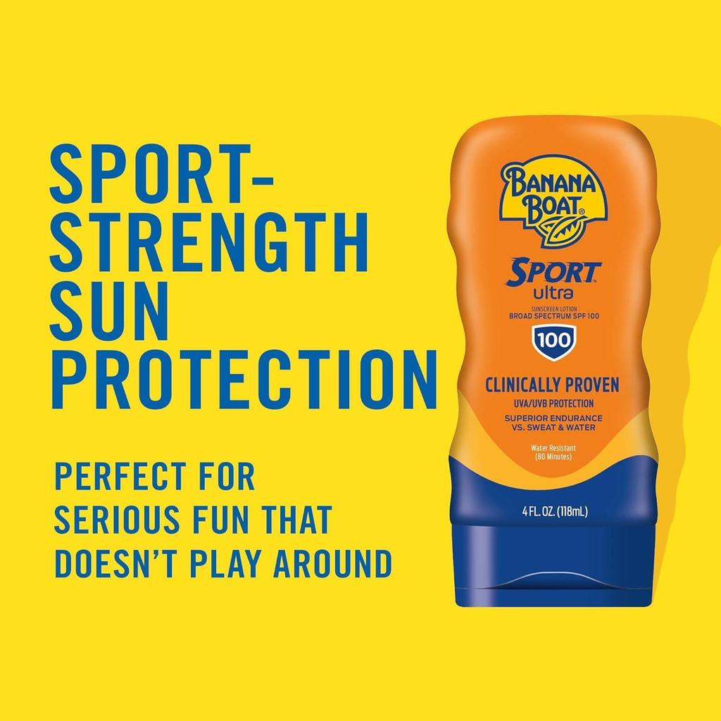 Balsam do opalania z filtrem UVA/ UVB BANANA BOAT SPF 100 SPORT 118 ml