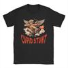 Mens TShirt Cupid Stunt Funny Sarcastic  Leisure Cotton Tees Short Sleeve  T Shirts O Neck Clothes Adult